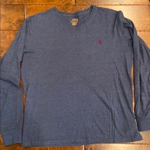long-sleeve V-neck T-shirt by Polo Ralph Lauren